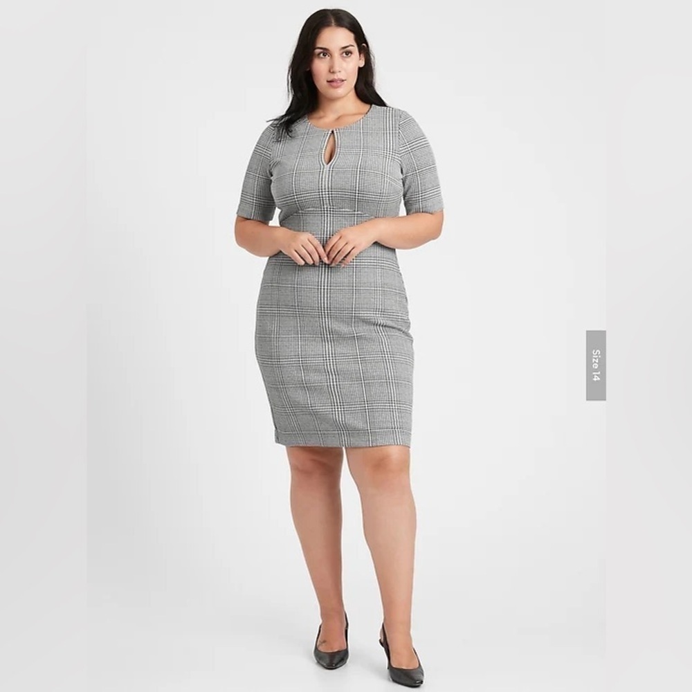 Banana Republic  KEYHOLE SHEATH DRESS 10 - Picture 4 of 13
